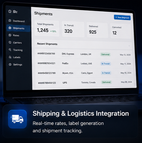 Shipping and Logistics Integration
